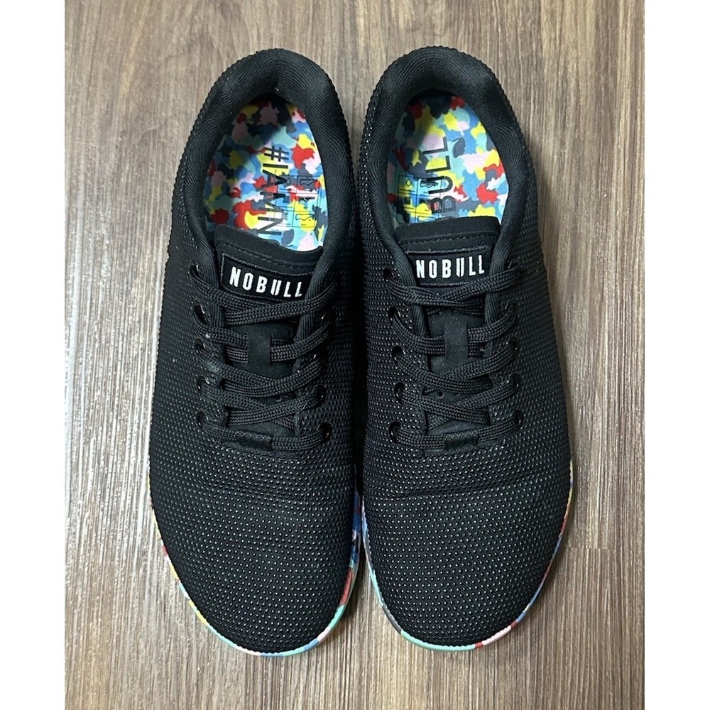 NOBULL Superfabric Black Wild Crosstraining Shoe Women's Sz 9.5 Men's Sz 8 - Picture 4 of 10